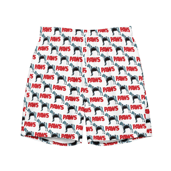"PAWS" Swim Trunks