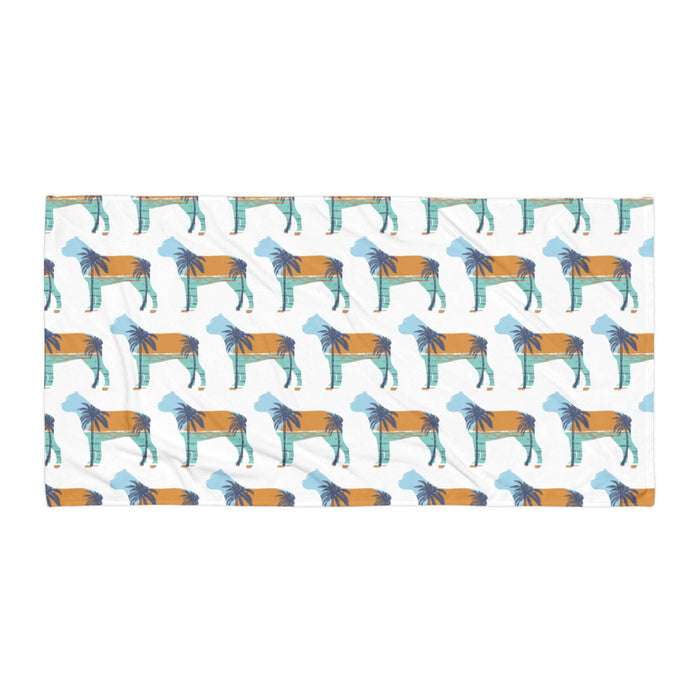 Pawsitive Vibes Beach Towel