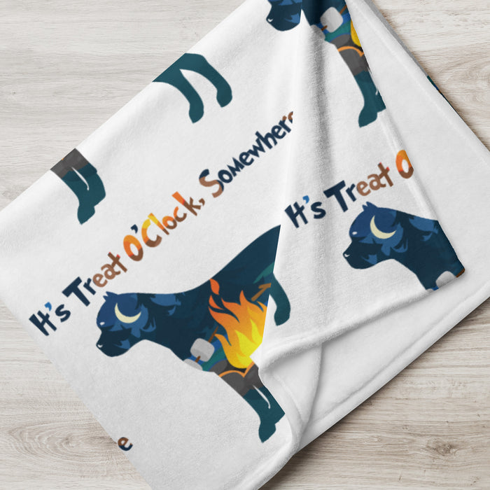 Treat O'Clock Throw Blanket