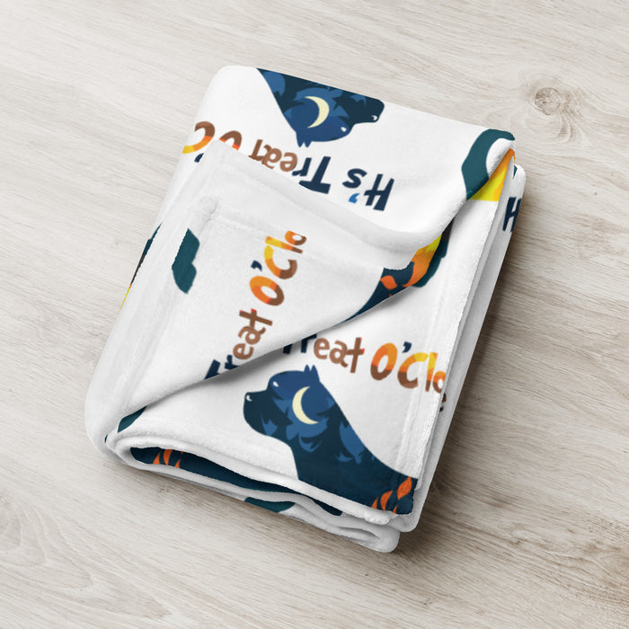 Treat O'Clock Throw Blanket