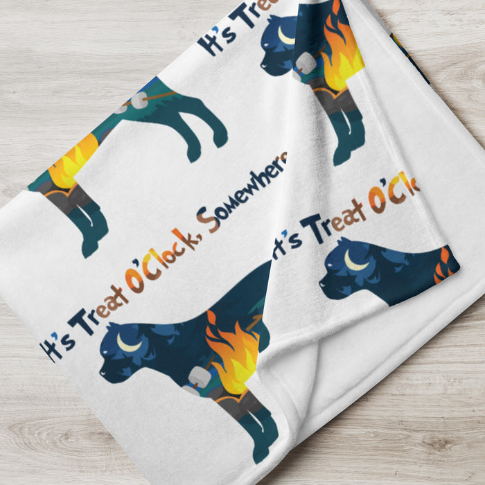 Treat O'Clock Throw Blanket