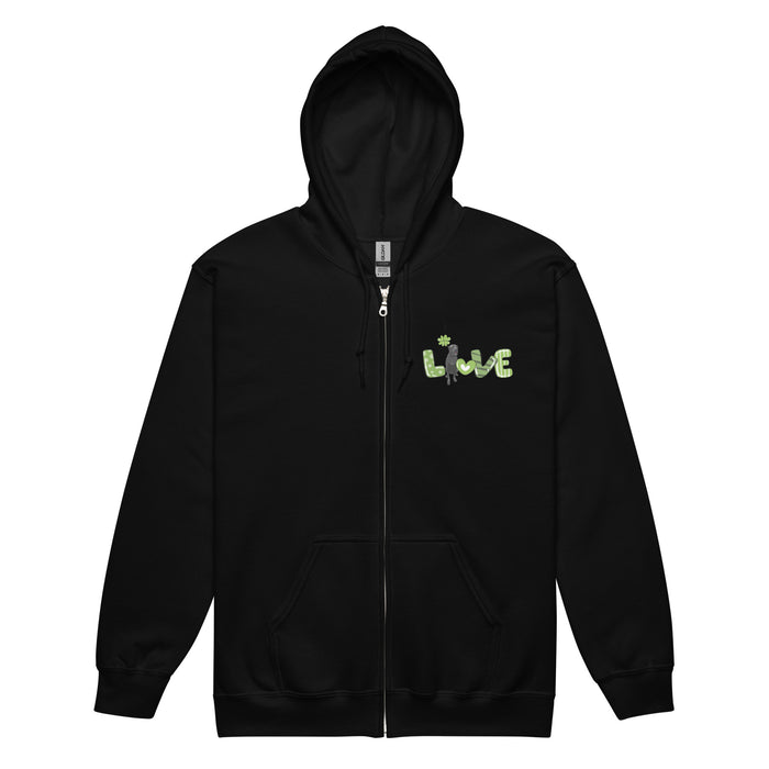 4-Leaf Zip Hoodie