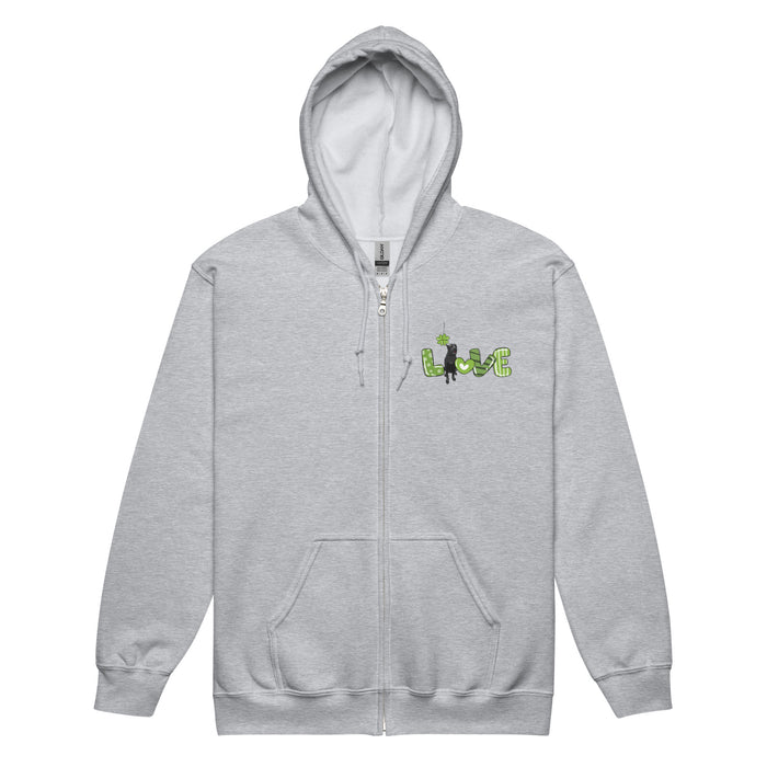 4-Leaf Zip Hoodie