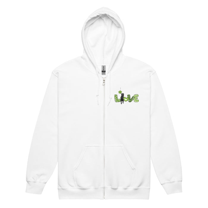 4-Leaf Zip Hoodie