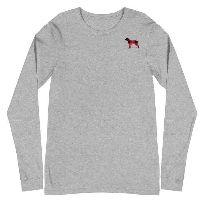 "Plaid Corso" Long Sleeve Tee