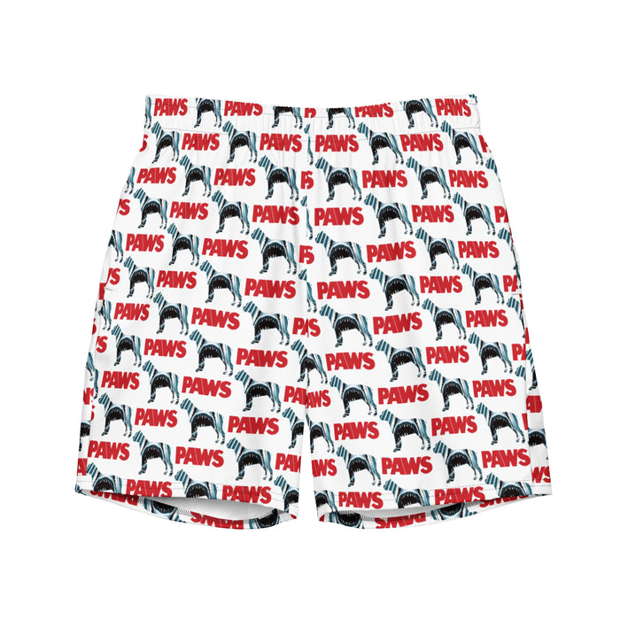 "PAWS" Swim Trunks