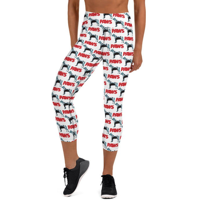 "PAWS" Capri Leggings