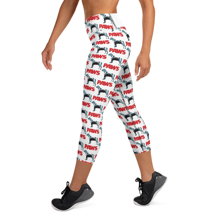 "PAWS" Capri Leggings